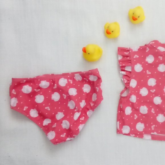 Desert Rose Seashell Angel-Sleeve Bikini - Picture 7 of 7